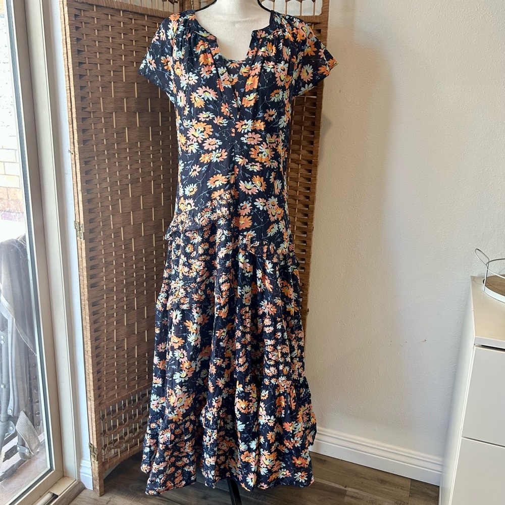 Sundance Floral Maxi Dress - multi color